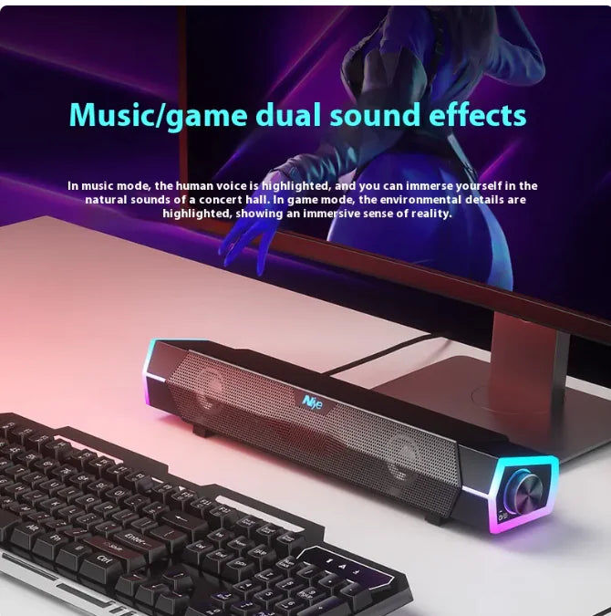 Bluetooth Dual Subwoofer Surround Speaker