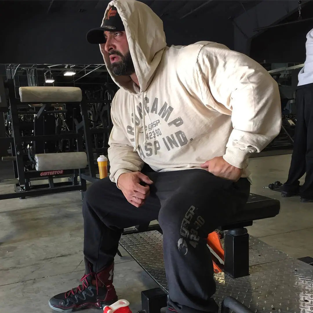 Men's Athletic Hoodie for Fall Training and Running