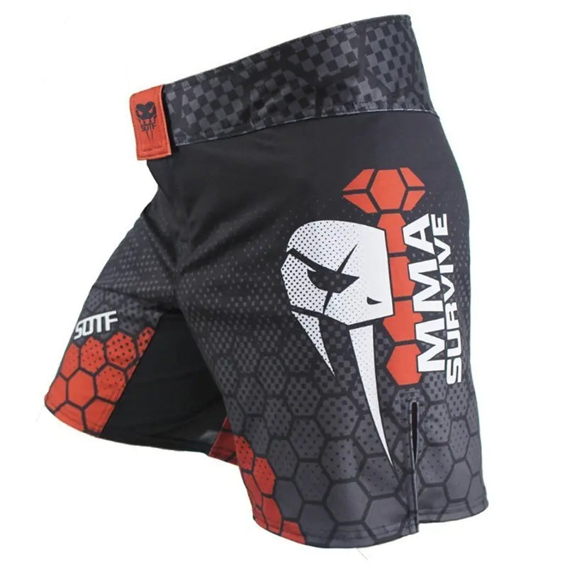 Men's MMA Boxing Fight Shorts for Training and Fitness