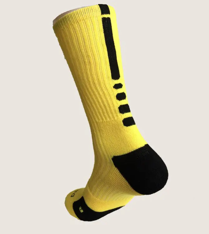 Men's Quick-Dry Elite Sports Socks - Mid-Calf Basketball