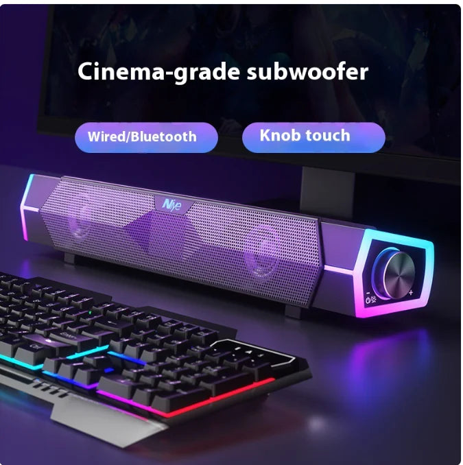 Bluetooth Dual Subwoofer Surround Speaker