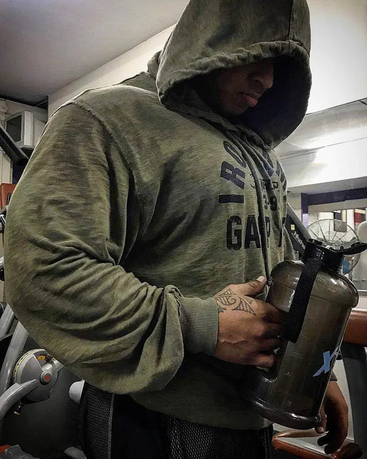 Men's Athletic Hoodie for Fall Training and Running