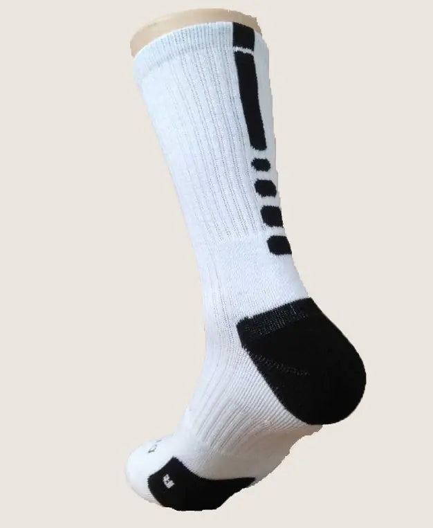 Men's Quick-Dry Elite Sports Socks - Mid-Calf Basketball