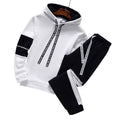Men's Hooded Tracksuit Set for Autumn Winter Wear