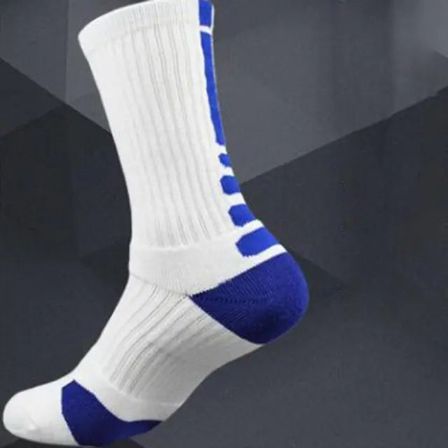 Men's Quick-Dry Elite Sports Socks - Mid-Calf Basketball