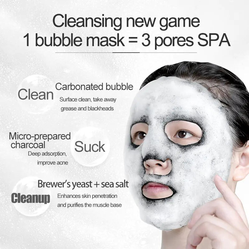 Silk Protein Hydrating Bubble Mask